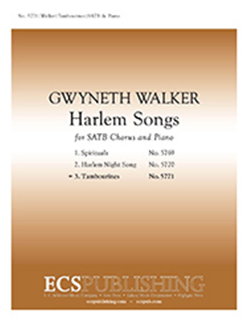 Harlem Songs: No. 3. Tambourines
